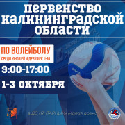 Первенство Калининградской области по волейболу среди юношей и девушек 2011-2012 г.р.