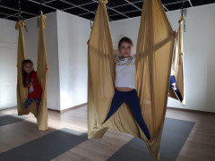 Новая студия - аэройога - открывается во дворце спорта «Янтарный»