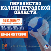 Первенство Калининградской области по волейболу среди юношей и девушек 2013-2014 г.р.