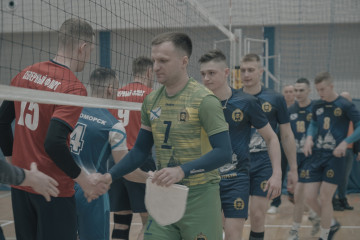 Во дворце спорта "Янтарный" состоялся Чемпионат ВМФ по волейболу среди сборных команд флотов, высших учебных заведений и организаций.