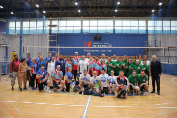 Во дворце спорта состоялся турнир по волейболу среди сотрудников сферы физической культуры и спорта