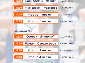 Спартакиада муниципальных образований Калининградской области по волейболу на малой арене дворца спорта «Янтарный»!