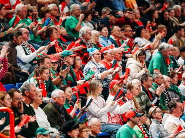 Атмосфера во Дворце спорта «Янтарный»