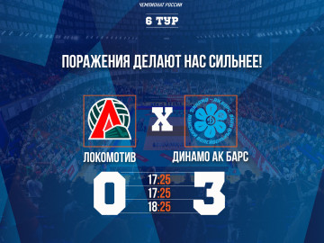 Поражение от "Динамо АК Барс"