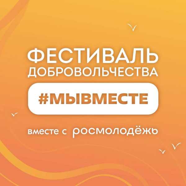 Фестиваль добровольчества #МЫВМЕСТЕ Фестиваль добровольчества #МЫВМЕСТЕ